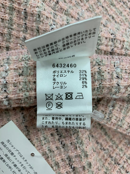 ルネ 6432460 ワンピース 36 ピンク ニットツイード IT774H3EGX3W