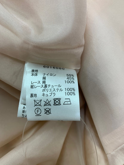 ルネ 6016060 ワンピース 34 オレンジ ツイード パール ビジュー ITRKDT818EH6