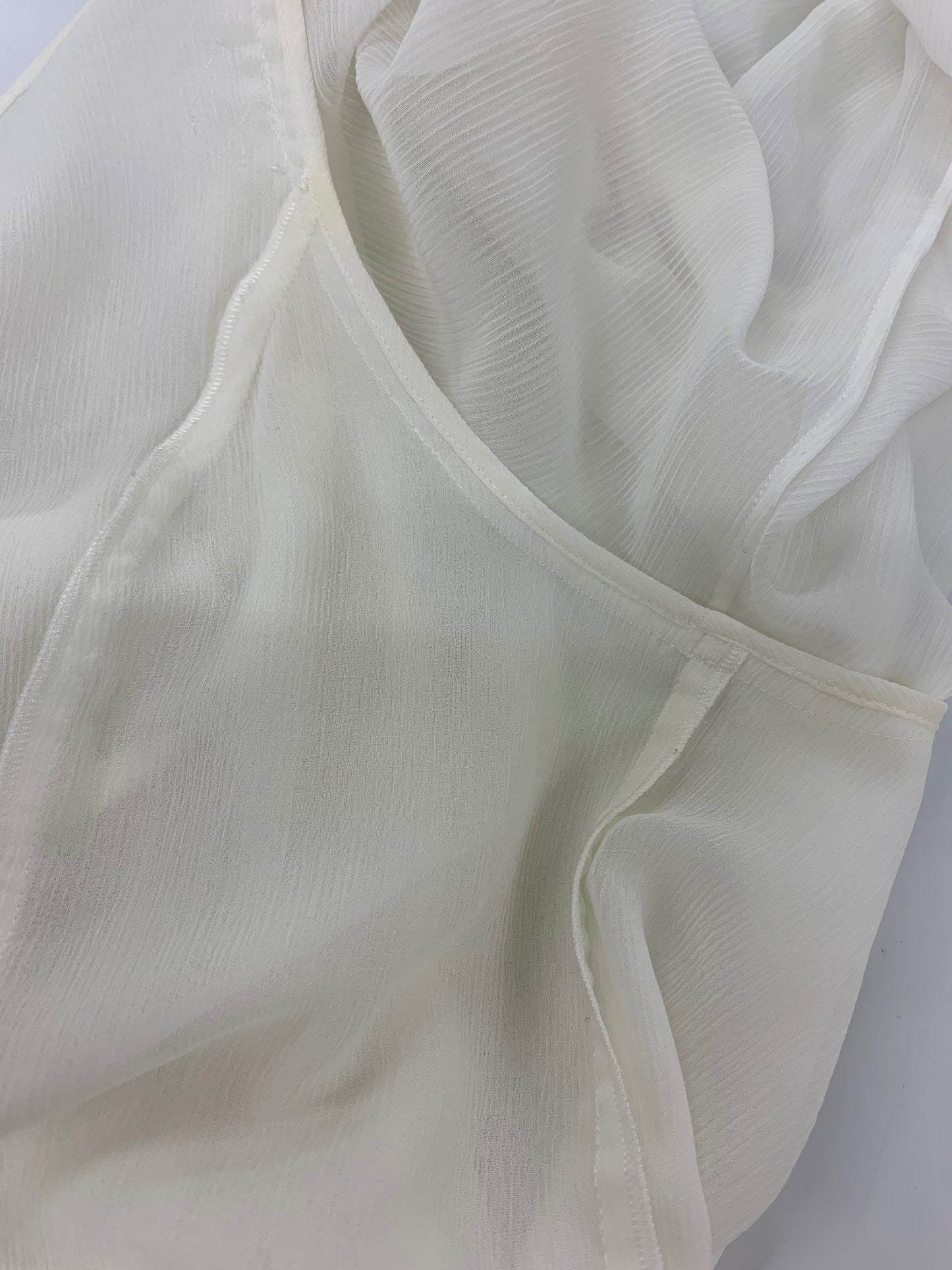 コトゥー W3M03-330-02 シャツ 38 ホワイト ボウタイブラウス フリル パフスリーブ ITA1Y4ENGC22