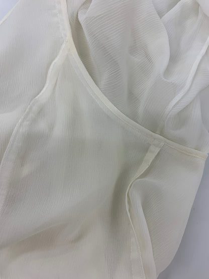 コトゥー W3M03-330-02 シャツ 38 ホワイト ボウタイブラウス フリル パフスリーブ ITA1Y4ENGC22