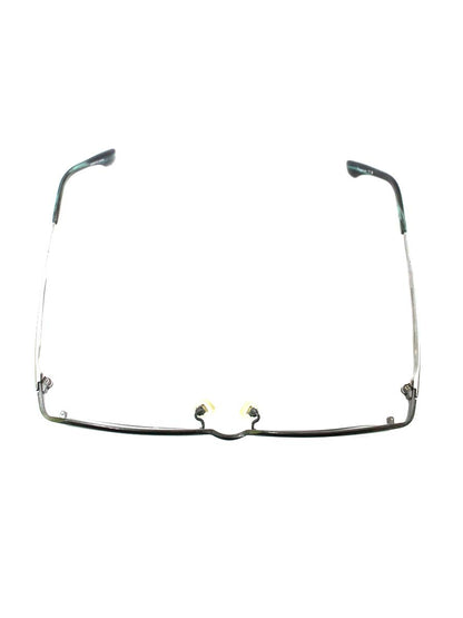 デュポン DP1050 メガネ メタルグレー/グリーン コンビフレーム フルリム スクエア ITBFMC6UKHW8