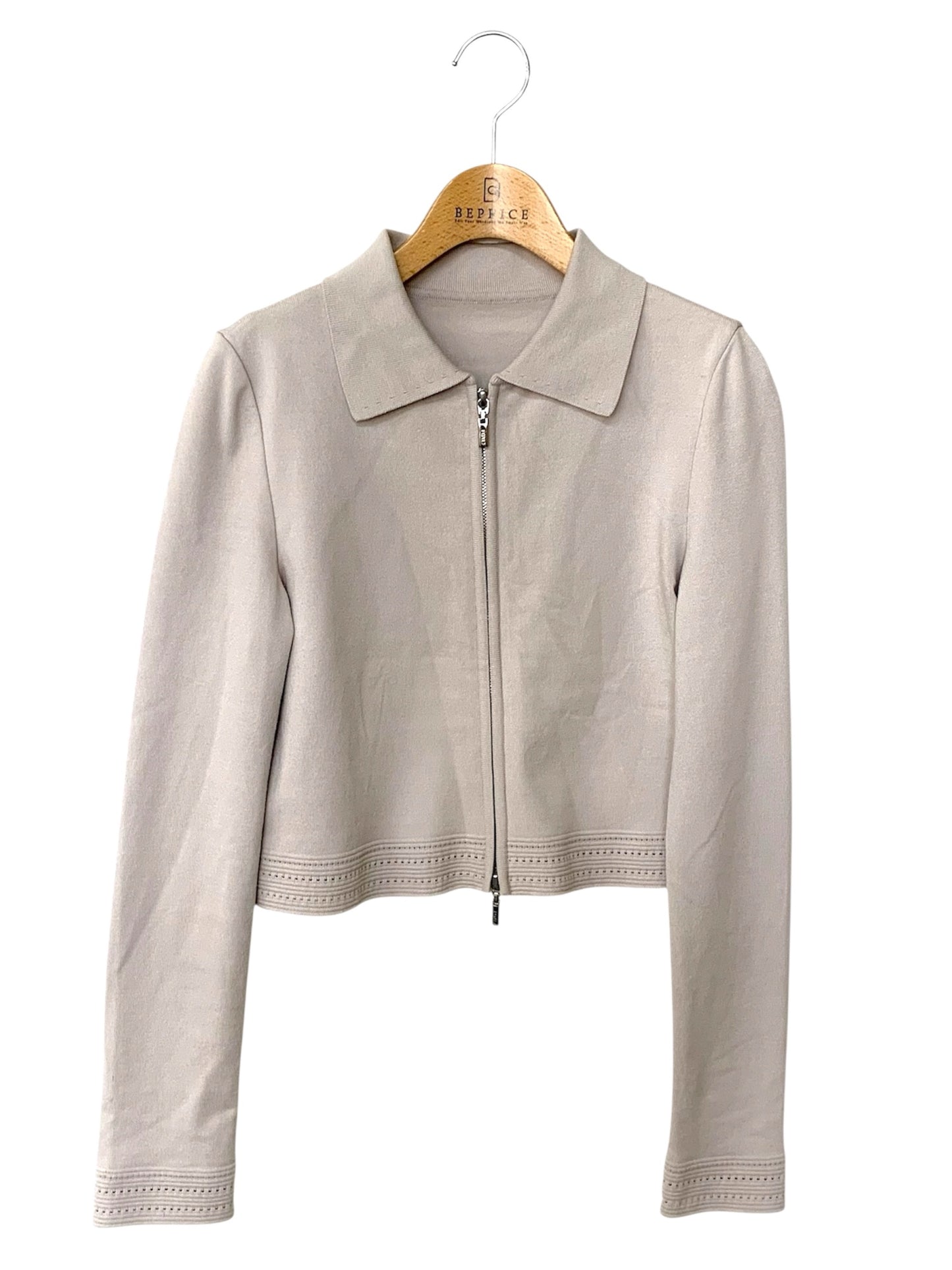 フォクシーブティック Lady Standard レディスタンダード 39722 ジャケット 38 ベージュ ITDIDJJ8ZXNO