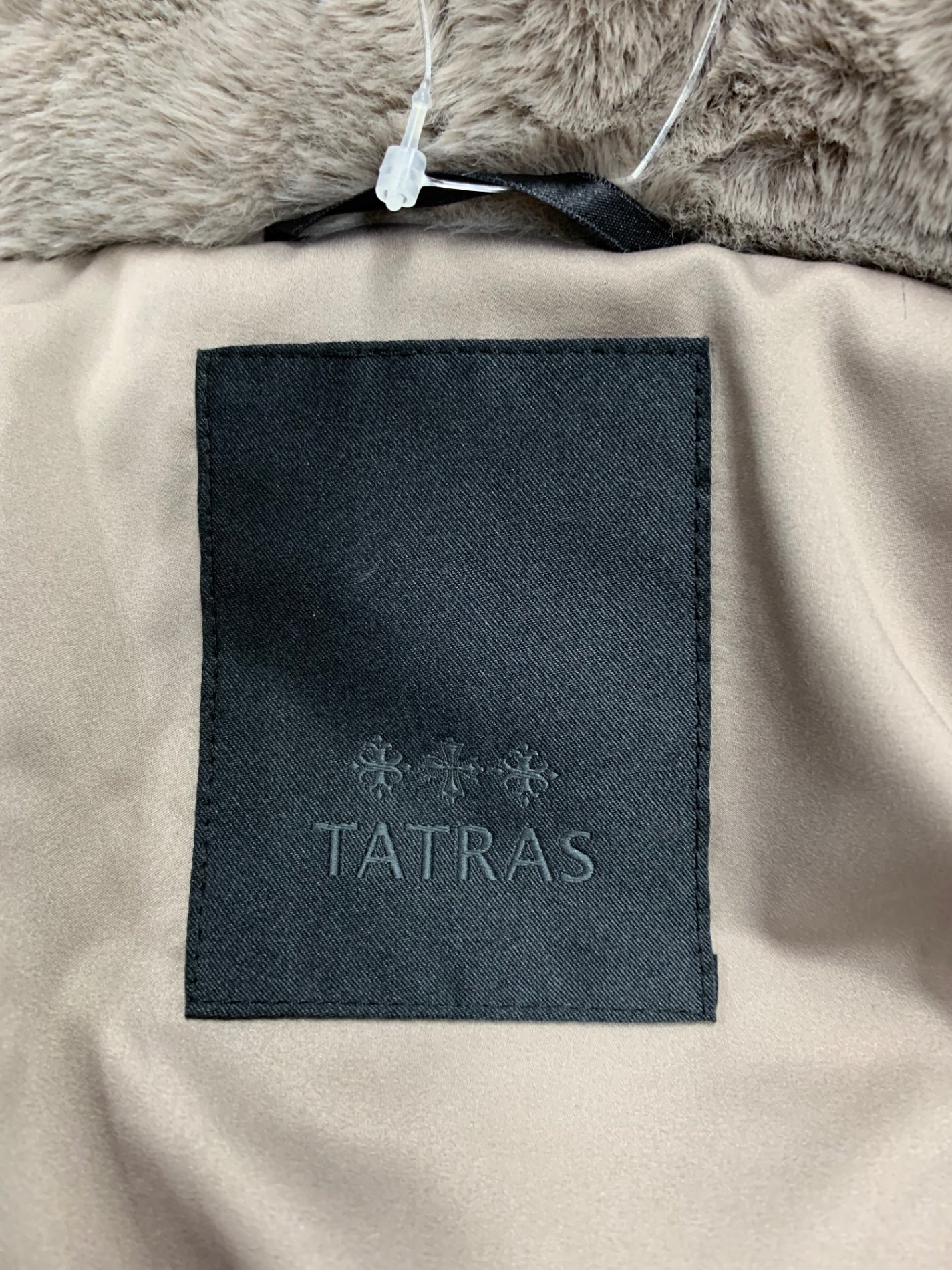 タトラス  LTAT24A4906 アウター S ベージュ ボアブルゾン ラビットファー調 メタルファスナー TATRASのロゴ IT3BRSREXRE4