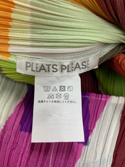 プリーツプリーズイッセイミヤケ PP31JH713 ワンピース 2 マルチカラー 幾何学 ITP9GDHW28DJ