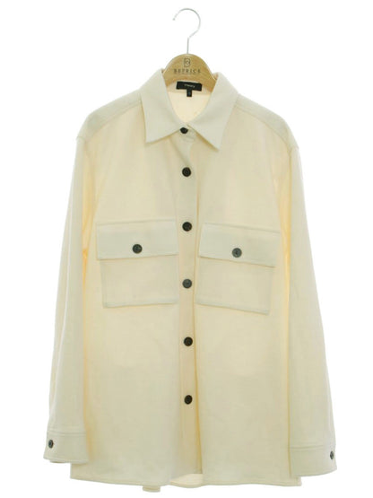 セオリー 01-0408204-150-902 ブルゾン S アイボリー ジャケット ウール ITSVQKZ2DM8M 【SALE】