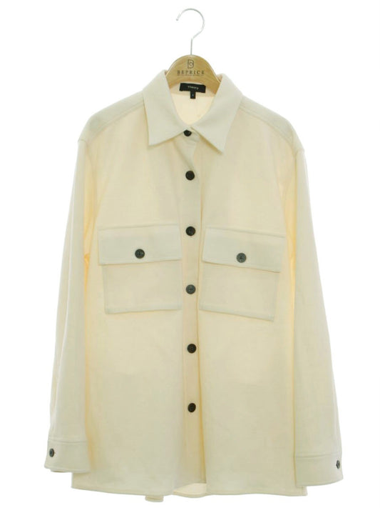 セオリー 01-0408204-150-902 ブルゾン S アイボリー ジャケット ウール ITSVQKZ2DM8M