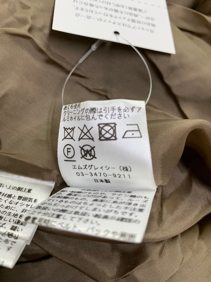 エムズグレイシー Monogram Jumper Skirt 811505 ワンピース 38 ブラウン ジャンパースカート ITX81AQ214MA
