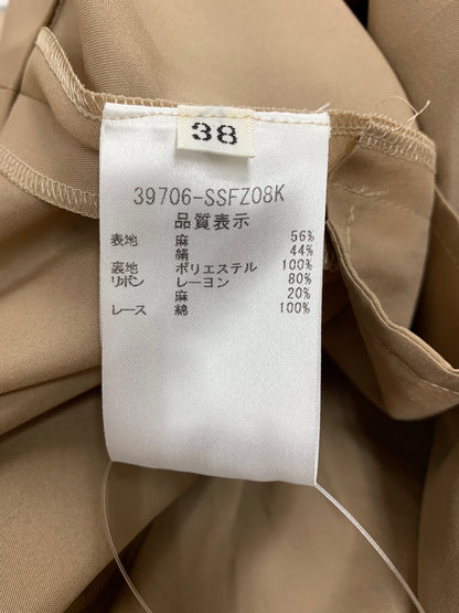 フォクシーブティック Skirt  39706 スカート 38 ベージュ ブロックチェック IT9570E0ZKV0