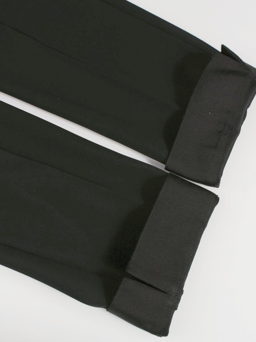 フォクシーニューヨーク 35956 スラックス 40 ブラック グログランテープ 切替 ストレッチ ITYM1816OWRO