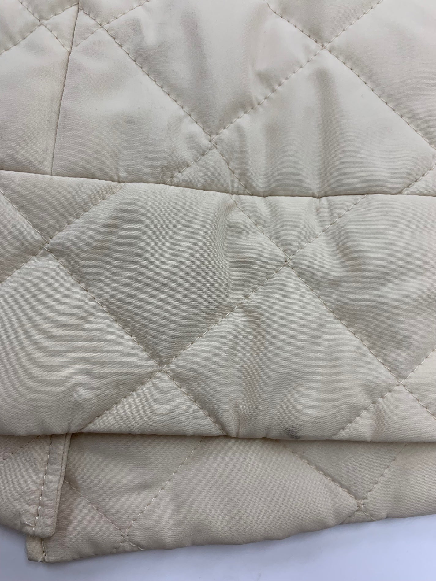 ハロッズ 17504091 キルティングコート 2 ベージュ フォックスファー ITDAXJ4ZZLVG