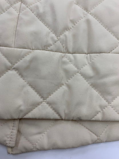 ハロッズ 17504091 キルティングコート 2 ベージュ フォックスファー ITDAXJ4ZZLVG