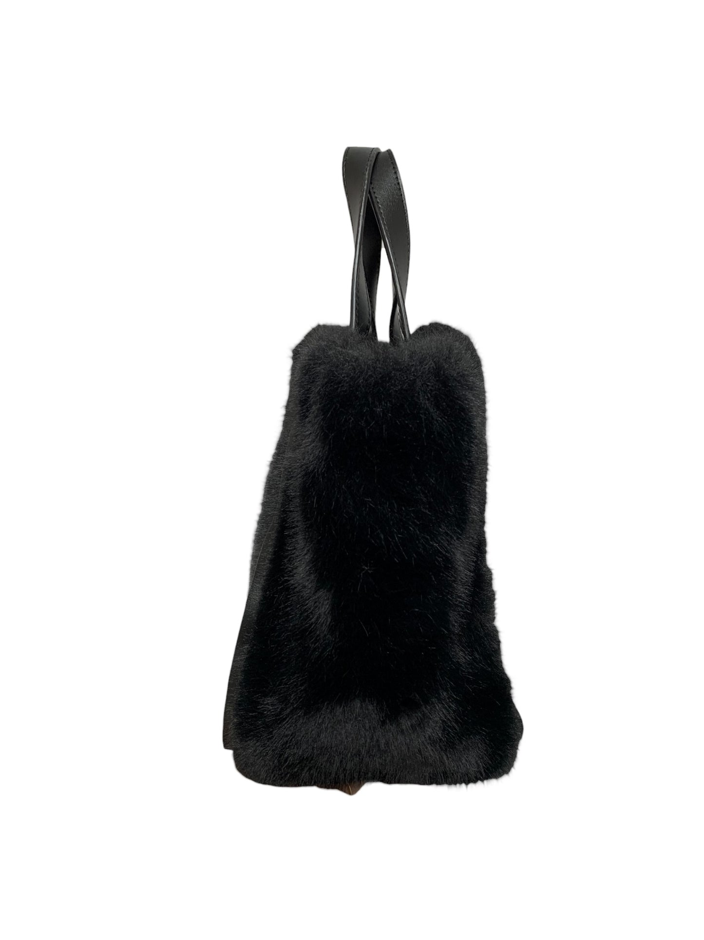 エムズグレイシー ハンドバッグ ブラック フェイクファー パール 2WAY IT3TLYXBQG14