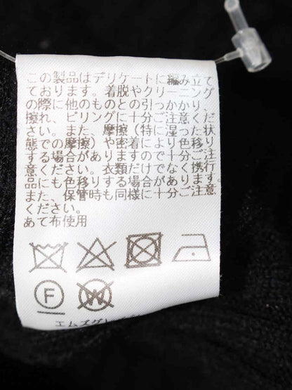 エムズグレイシー 418604 ニット 38 ブラック リボン ITUFHVSQXT82