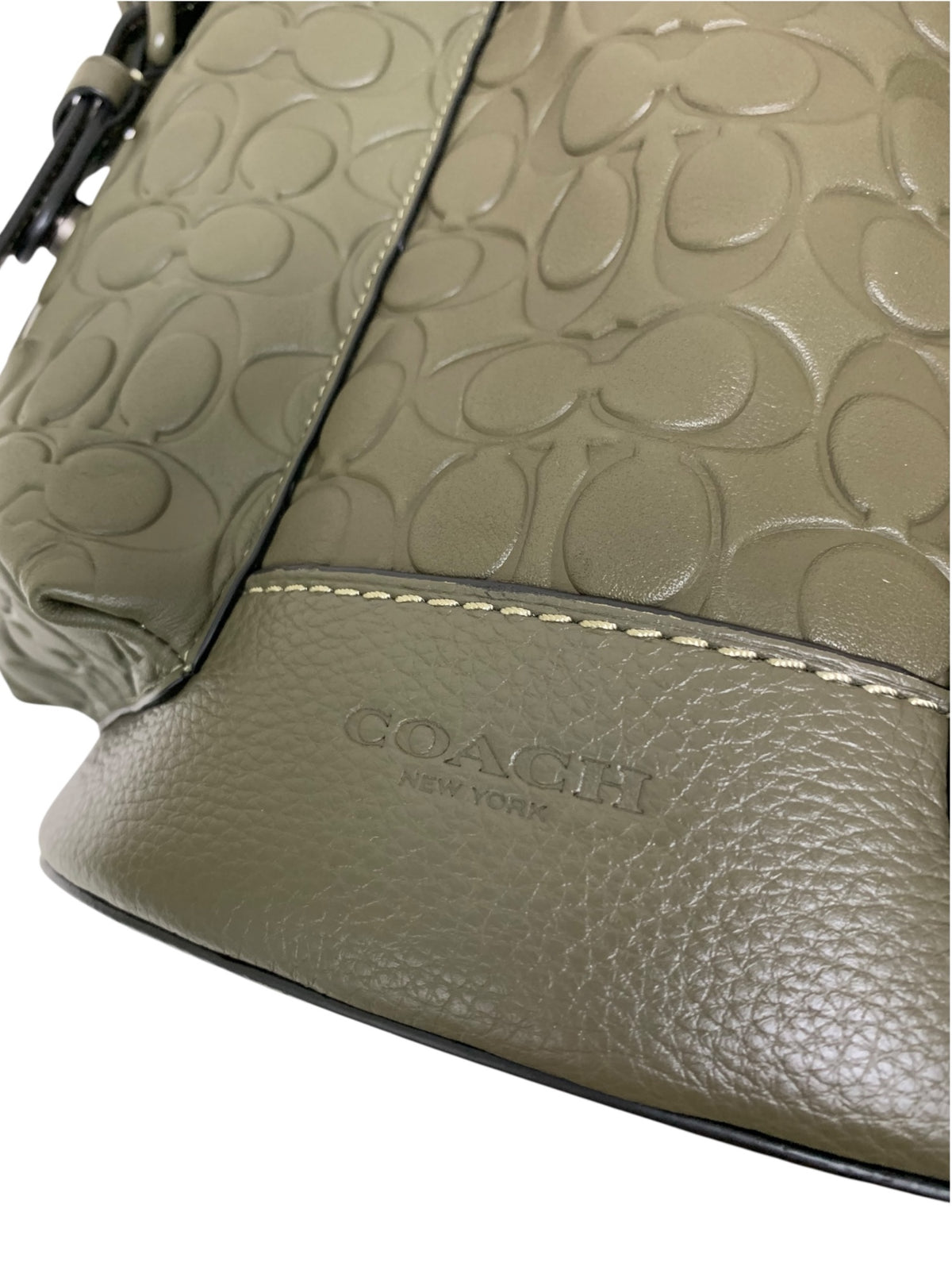 コーチ WARNER BP SIG L CAK26 1J/OLIVE DRAB バックパック オリーブ スムースカーフレザー シグネチャー型押しリファインドペブルレザー ITAUXGBCKM2M