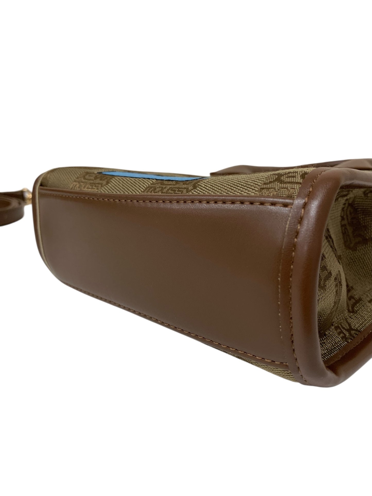 エックスガール MOUSSY コラボレート ショルダーバッグ ブラウン 総柄 ウサギ ITIM1KD026WM