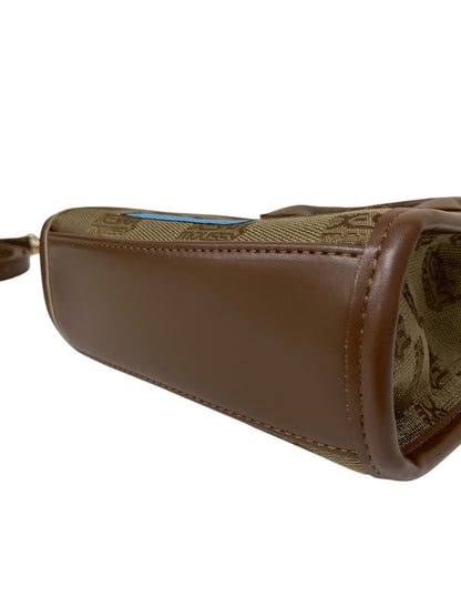 エックスガール MOUSSY コラボレート ショルダーバッグ ブラウン 総柄 ウサギ ITIM1KD026WM