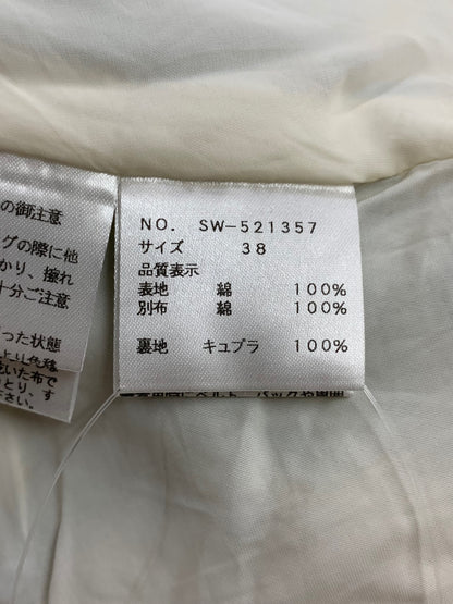 エムズグレイシー 521357 ワンピース 38 ホワイト フラワーモチーフ ITB2316UDOUS 【SALE】