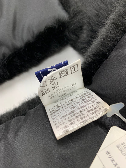 エムズグレイシー 296508 マフラー ブラック わんちゃん フェイクファー ITGUB2NMBQ48