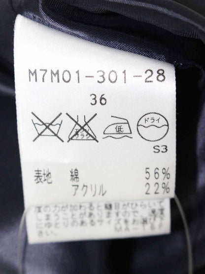 ビアンカエポカ M7M01-301-28 トップス 36 ブルー フリンジ IT23S7GSTAWG