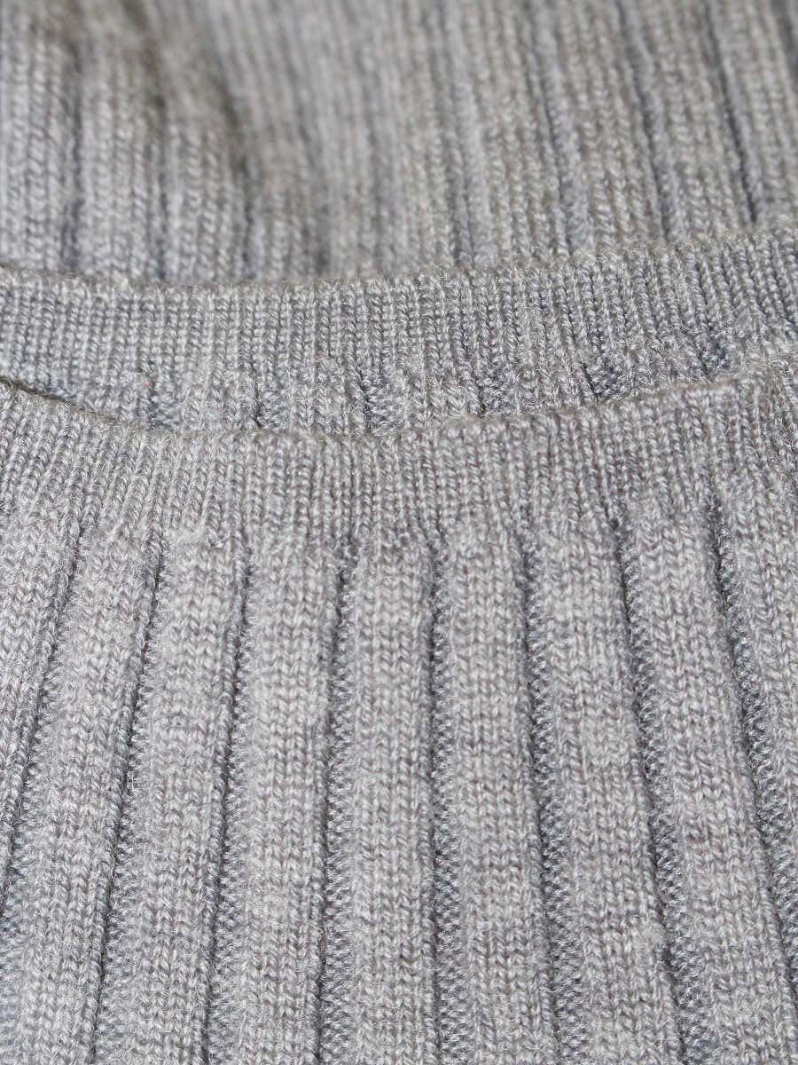 エムズグレイシー 218621 ニット セーター 38 グレー ウール混 ITQXWLXI8RA0