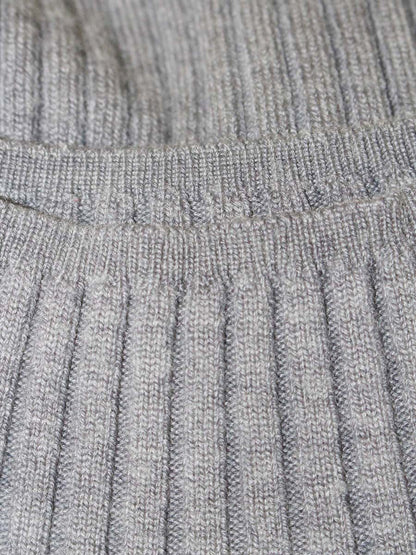 エムズグレイシー 218621 ニット セーター 38 グレー ウール混 ITQXWLXI8RA0