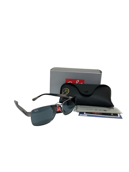 レイバン RB3750 サングラス ブラック 004/R5 メタルフレーム フルリム スクエア ITF4TT6L9G4T