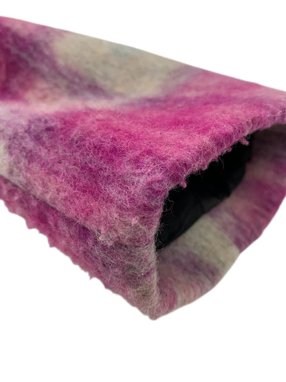 デシグアル Pink tartan coat 25SWEWX4 チェスターコート M ピンク タータンチェック ITFEJ7J99Z4L