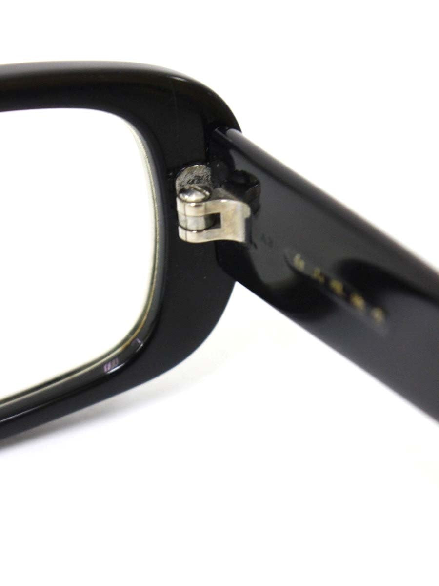 白山眼鏡店 眼鏡 ブラック メガネ セルフレーム フルリム スクエア
