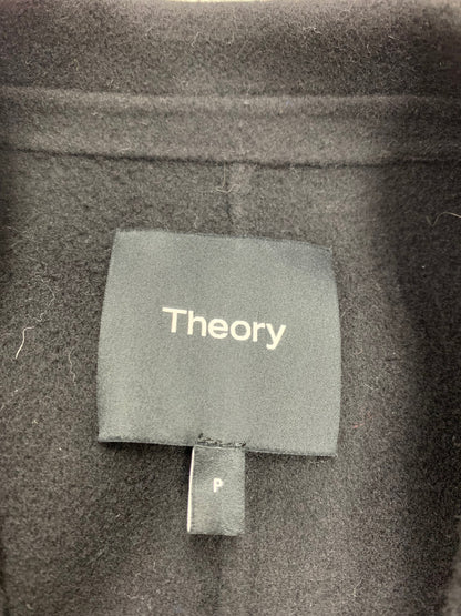 セオリー 01-3309605-050-901 コート P ブラック カシミヤ ダブルフェイス ITH49SWM6WB5