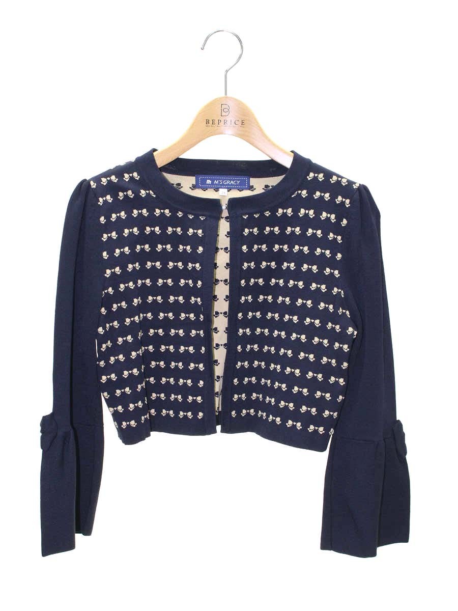 新品　カタログ　掲載　大人気　完売　エムズグレイシー　カーディガンオンプブローチ 新品 カタログ 掲載 大人気 完売 エムズグレイシー カーディガンオンプ