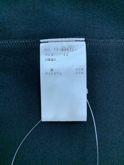 エムズグレイシー 628301 ワンピース 40 ブラック ニット リブ ITXSRXOZ2K3C