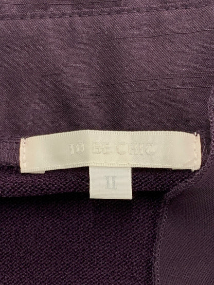 トゥービーシック UDF59-602-37 カーディガン 2 パープル フリル IT7BT9GXX0Z2