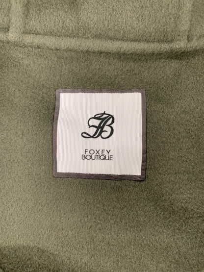 フォクシーブティック Coat Ezra 43707 コート 40 カーキグリーン フォックス カシミヤ ITFQ7V8EF6HS