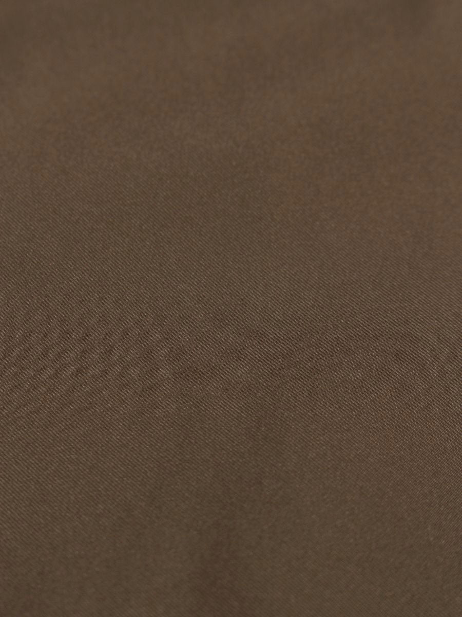 フォクシーニューヨーク 27189 ワンピース 40 ブラウン リボン ストレッチ ITV4BYRFFXJC