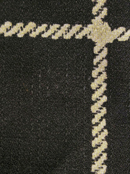 エムズグレイシー 010516 チュニック 40 ブラック チェックxデイジープリントチュニック ITXB6V7N9D5O