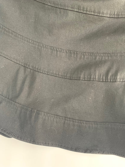 マックスマーラ 62210981 ワンピース 36 ブラック フレアー 綿 ステッチ ITJJZ958KTLW 【SALE】