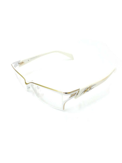 サムライ翔 リラックスライン 仁 SS-J208 LTD メガネ ホワイト 限定カラー メタルフレーム フルリム スクエア IT4WWHJ7C72G