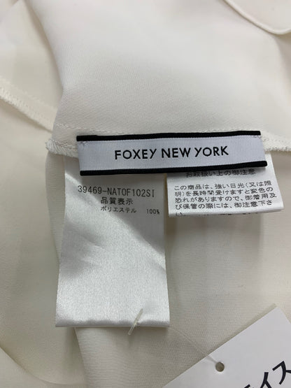 フォクシーニューヨーク Flounce Petal 39469 カットソー 38 ホワイト 2021年増産品 ITDVIF9CEQH1