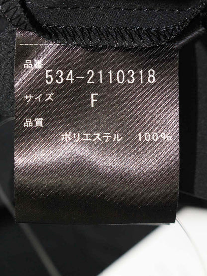 ルフィル 534-2110318 シャツ F ブラック ノーカラー 螺鈿 ITMCPRPQVC6G