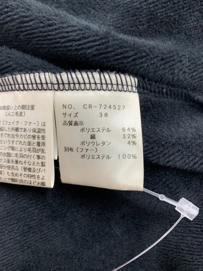 エムズグレイシー 724527 コート 38 ネイビー ボンバーヒート フード ITA3XAMZMXGW