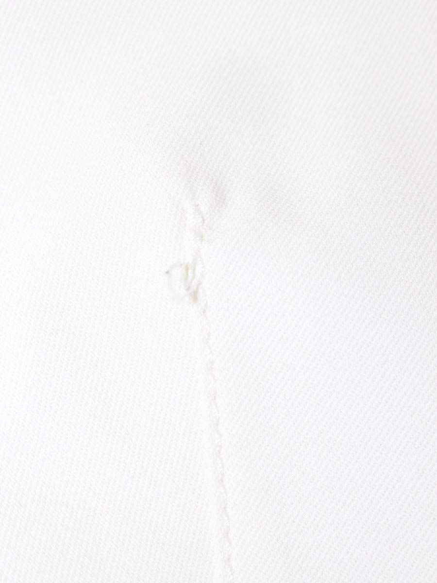 エポカ M5E26-542-01 ノーカラージャケット 38 ホワイト リネン混 IT70L1GSL7R4