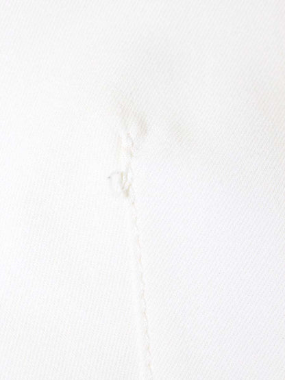 エポカ M5E26-542-01 ノーカラージャケット 38 ホワイト リネン混 IT70L1GSL7R4