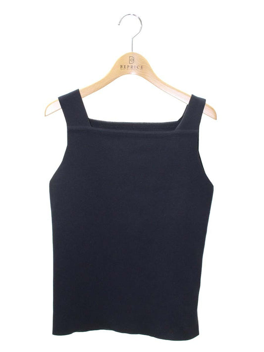 フォクシーブティック Sleeveless Knit Top Voyage 41211 タンクトップ 38 ネイビー ITQKXO2Y4THN