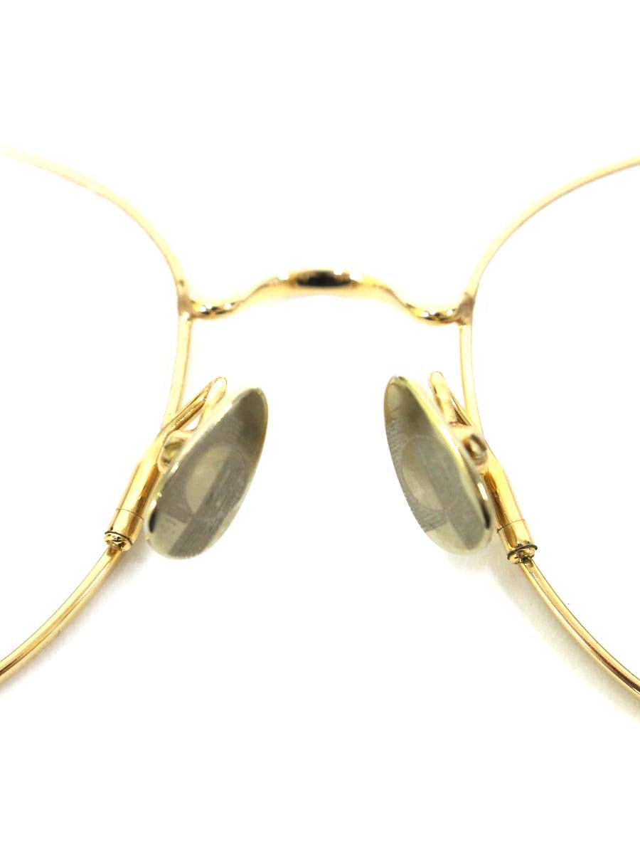 アーレム Place Mireille メガネ ゴールド メタルフレーム(合金＋22Kメッキ) フルリム キャットアイ IT1CVMD94HTO 【SALE】