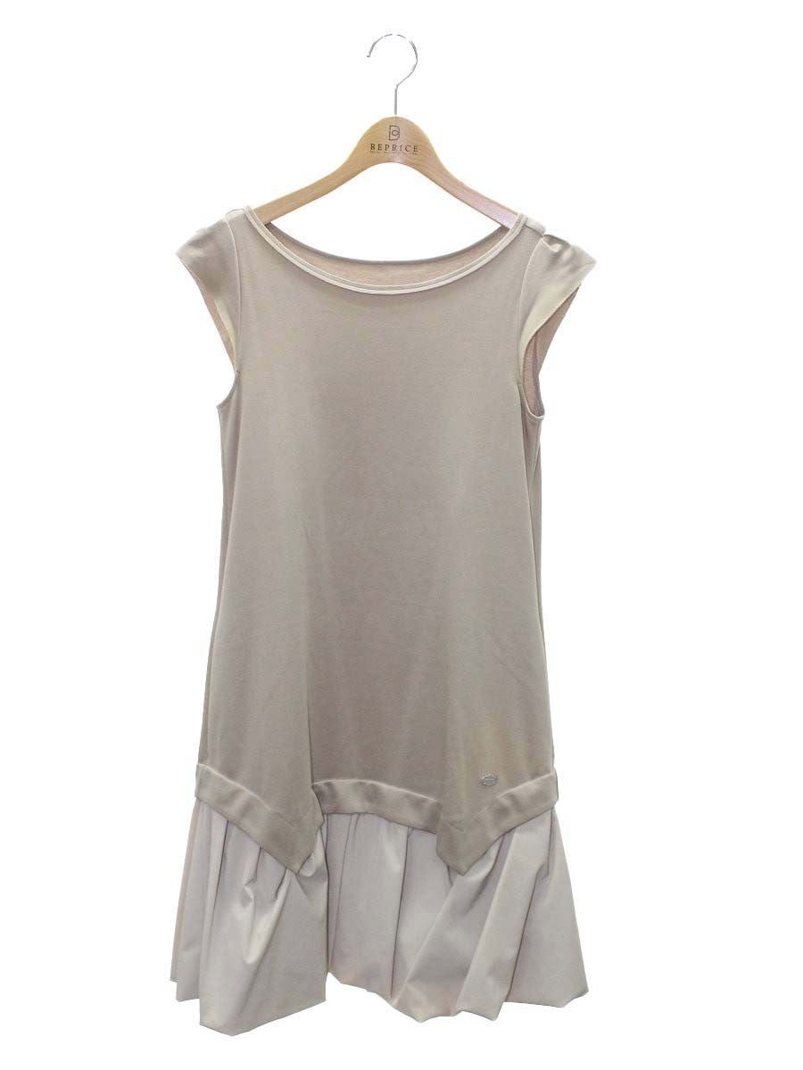 フォクシーニューヨーク 32694 ワンピース 38 ベージュ 32694 パフィーポロ ITL3CYLVNMPW 【SALE】