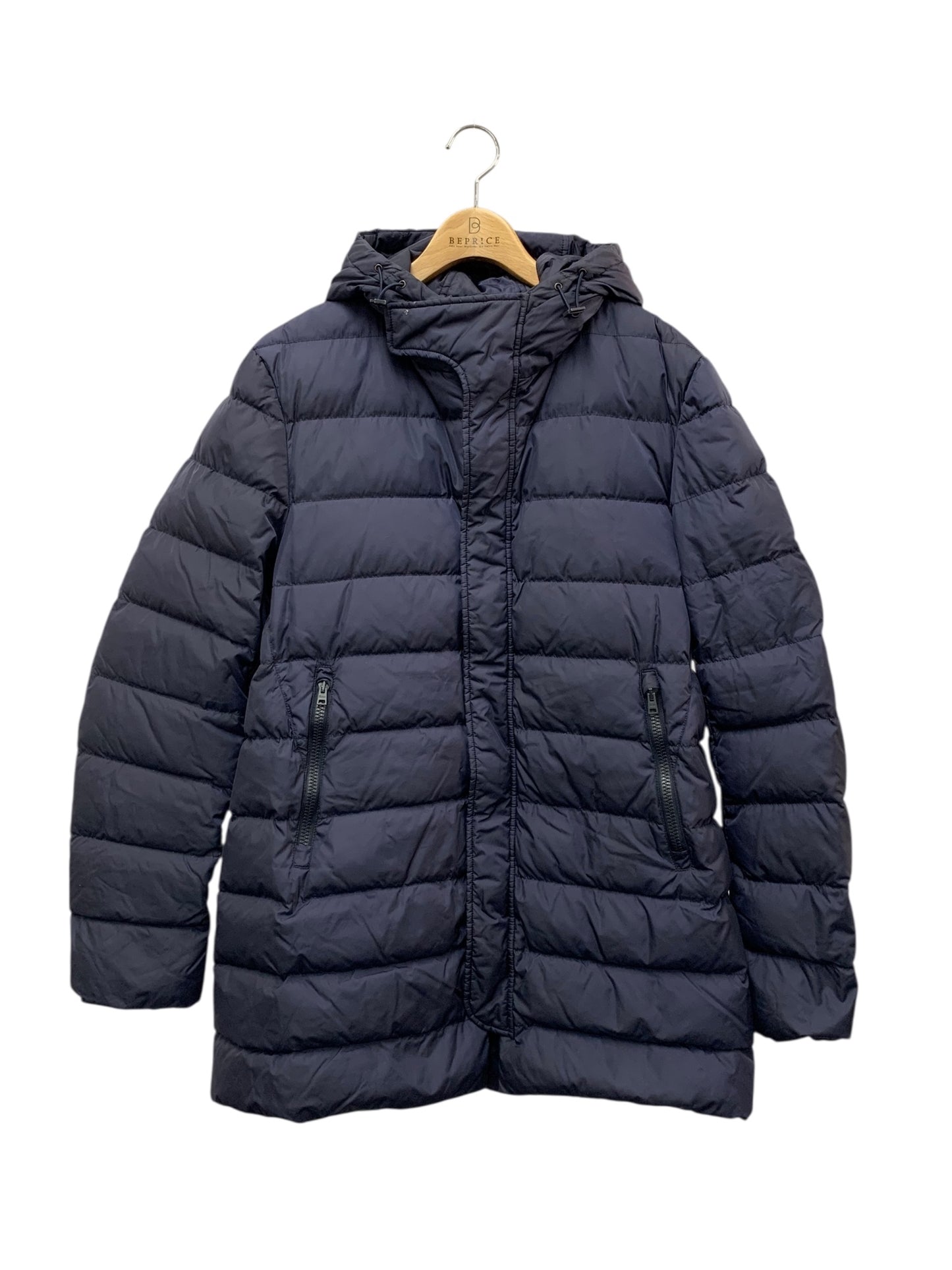 ヘルノ PI0274U-12004-9200 ダウンジャケット 52 ネイビー フード ITO9MHT55G67