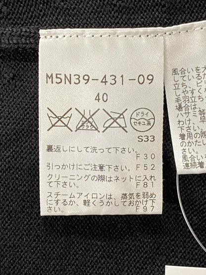 エポカ M5N39-431-09 ニット 40 ブラック モヘヤ混 ITFMPZQD2DAC