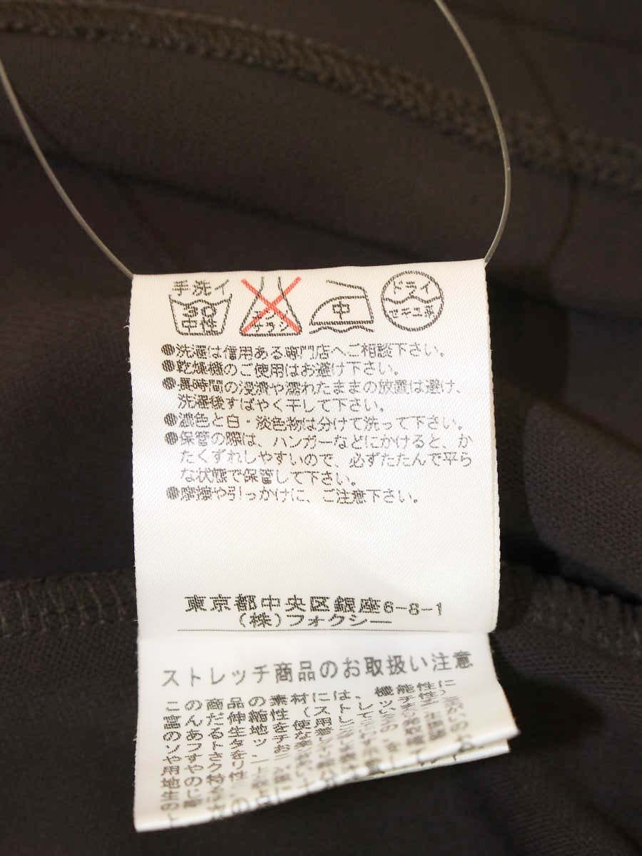 フォクシーニューヨーク マットストレッチジャージー 24390 トップス 42 ブラウン ITK3B3YWMZWQ