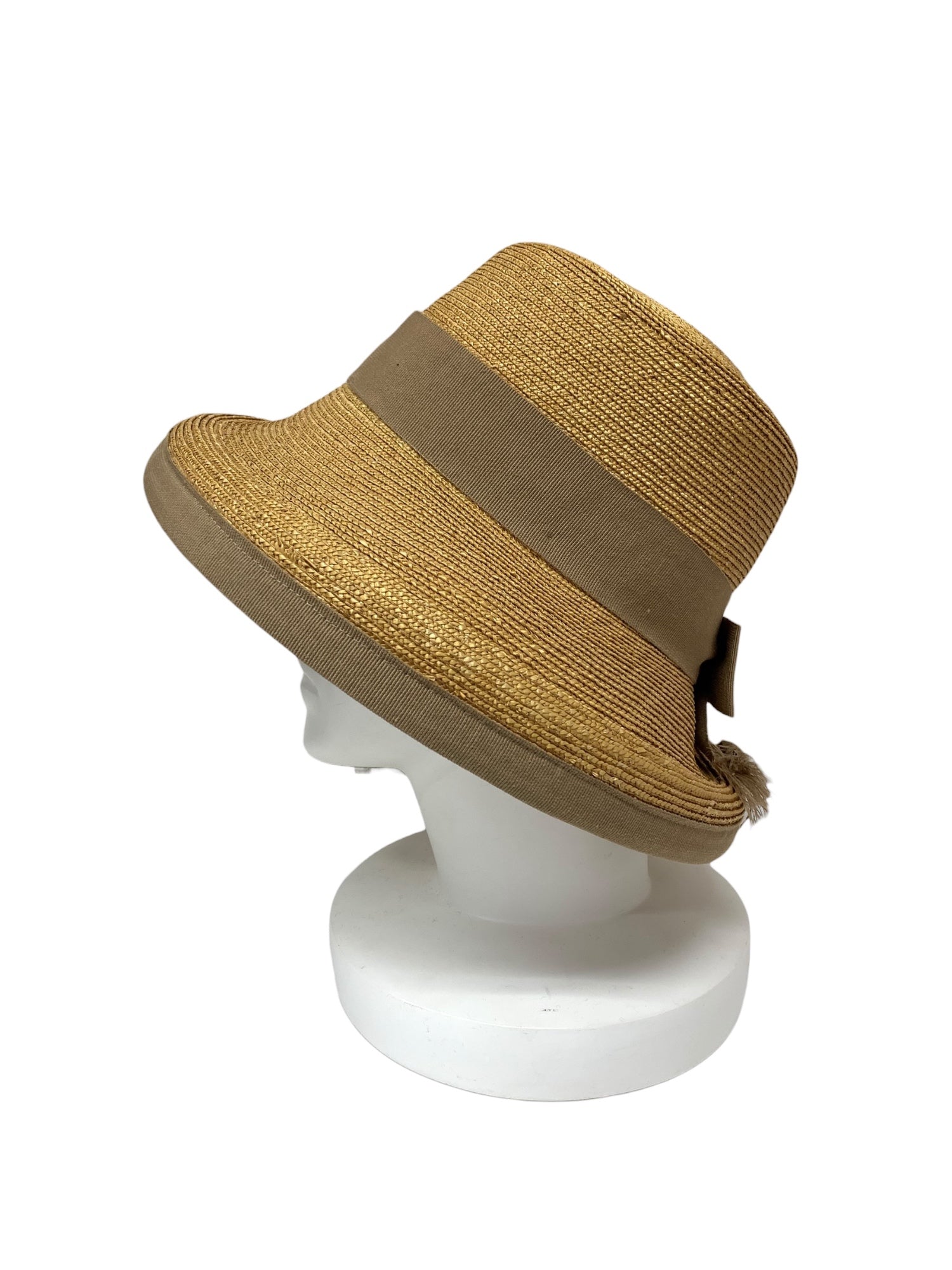 フォクシーブティック ストローハット ベージュ リボン | 中古ブランド