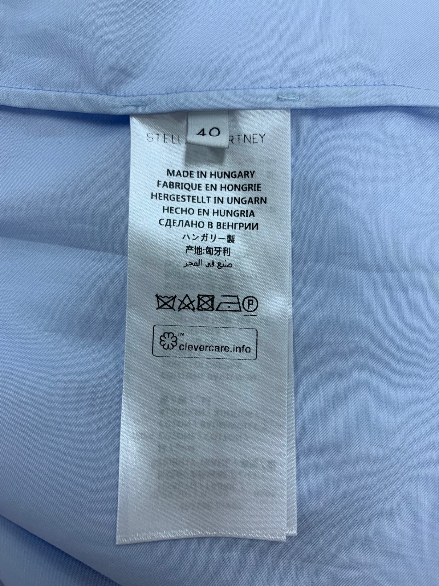 ステラマッカートニー WJO482798 シャツ 40 ブルー ITB8KAK6MHM4